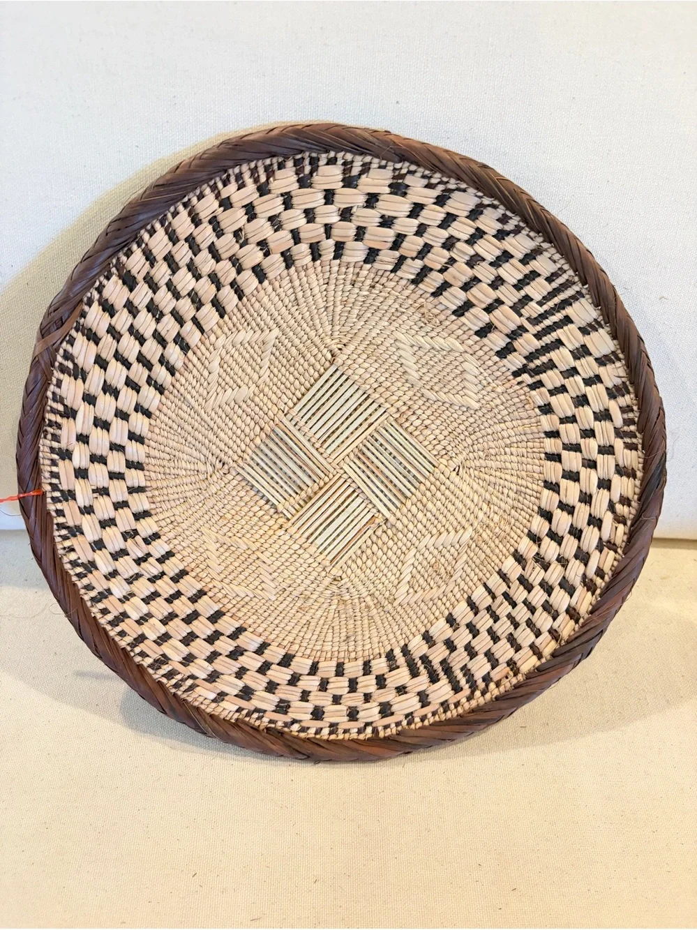 NEW Africa Woven Basket. Made by the Binga people of Zambia/Zimbabwe